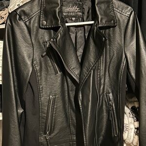 Scully Black Leather Jacket for Women